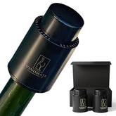VinoMate wine bottle stopper pump-seal in action preserves freshness