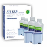 Viskeysta AquaClean filter pack for Philips machines reduces chlorine and impurities.