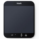 Vitafit 33lb scale platform displaying precise grams for accurate ingredient prep