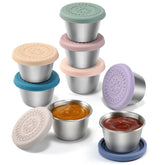VITEVER 8-pack salad dressing containers for on-the-go meals.