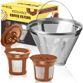 VIVI SKY reusable filter close-up fits Ninja 4-cone systems and promotes consistent flavor.