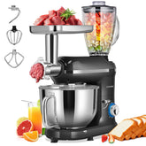VIVOHOME 3-in-1 stand mixer bowl with 6-quart capacity for large batches.