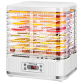 VIVOHOME 8-tray dehydrator front view for compact, versatile home drying.