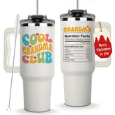 Vivulla68 Cool Grandma Club tumbler 40oz keeping drinks hot or cold for hours.