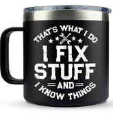 VIWIS 14oz men mug with Christmas design, ideal gift for dad.