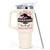 VIWIS mom-tumbler-40oz-handle, a sturdy stainless cup with easy grab handle for daily use.