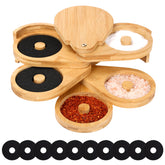 VMAWJ bamboo margarita rimmer with a 5-tier rotating design for effortless rims