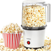 Vminno hot air popcorn popper with built-in bowl for mess-free serving.