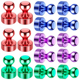 VNDUEEY fridge magnets in four colors brighten fridges and desks for quick notes