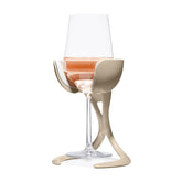 VoChill stemmed wine glass chiller front view highlights design and ease of use.