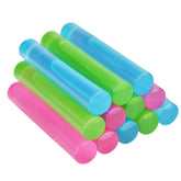 VOGVOG 12-pack reusable multicolor ice cubes for drinks, keeps beverages cool without dilution.