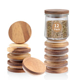 Volcanoes Club natural wood Oui lid closeup showing warm grain and eco-friendly design.