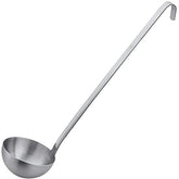 Vollum 1-Piece Ladle with polished stainless steel bowl for precise pouring