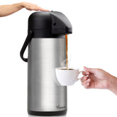 Vondior coffee carafe 102oz front view showcasing large capacity for events.