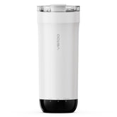 VSITOO S5 front view shows a sleek white mug for hot drinks on the go.