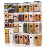Vtopmart 32-piece airtight containers set keeps pantry organized and foods fresh