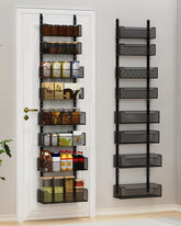 VyGrow over-door organizer with 8-tier mesh baskets keeps pantry tidy