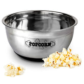 Wabash Valley Farms stainless steel popcorn container with stylish finish for elegant serving.
