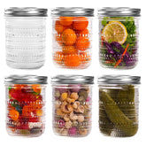 WACOI hobnail texture jar enhances kitchen display and practical storage.