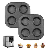 Walooza 4-cup muffin pan in a two-pack for convenient small-batch baking.
