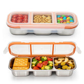 WANHMIF snack container with three compartments makes organized kid lunches easy.