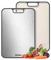 Washour stainless steel cutting board meat-side for hygienic separation