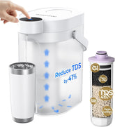Waterdrop TDS reduction dispenser front view preserves minerals for crisper taste.