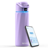 WaterH BOOST bottle lid halo showing hydration reminder for daily use