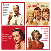 Watersay 100-pcs funny cocktail napkins Call Me design adds playful flair to parties.
