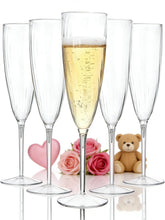 WDF clear champagne flutes 6oz 36-pack ideal for toasts at celebrations