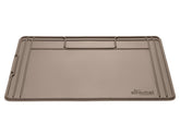 WeatherTech SinkMat under-sink liner in tan protects cabinets from spills.