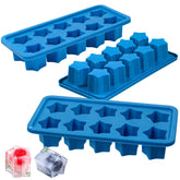 Webake star ice cubes in a glass, ideal for cocktails.