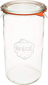 WECK 974 1.5L wide-mouth jar for easy filling and storage.