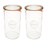 WECK 1.5L tall jar with airtight seal for fresh pantry storage