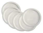 WECK keep fresh lid on a large 100mm jar for secure storage and extended freshness.