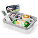 Weeme couch cup holder tray with detachable tray for spill-free sofa organization.