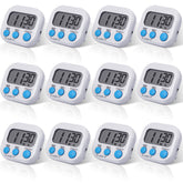 Weewooday digital kitchen timer with magnetic back for easy fridge mounting.