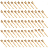 WEFOO wooden honey dipper sticks pack front view for easy drizzle and gifting