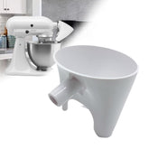 WEIAIDE flour funnel attachment guides dry ingredients into the mixer bowl.