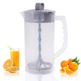 Welkor 2-quart pitcher with adjustable plunger for quick vortex mixing