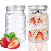 Wellife Mason jar 32oz wide-mouth with leakproof lid for fresh storage