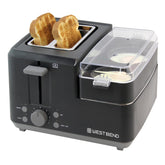 West Bend breakfast station egg-cooker for fast hard or soft boils in minutes.