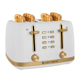 West Bend Timeless toaster with wide slots ideal for bagels and waffles