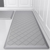 WEZVIX Cushioned Kitchen Mat 2-Pack provides overall comfort for long standing tasks.
