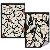 WFSM boho floral kitchen towels set, plush and absorbent for daily use