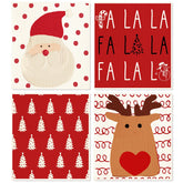 Whaline Christmas Swedish dishcloth Santa pattern dries dishes gently