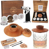 Whiskey Underground bourbon smoker kit box shown in premium presentation for gifting