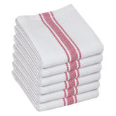 WHITEWRAP 6-pack absorbent kitchen towels in action for quick dish drying.