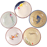 WHJY side dish with flower pattern, ideal for soy sauce and small condiments.