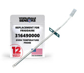 Wholesale Sensors Frigidaire 316490000 oven probe sensor closeup showing precise temperature sensing for reliable baking.